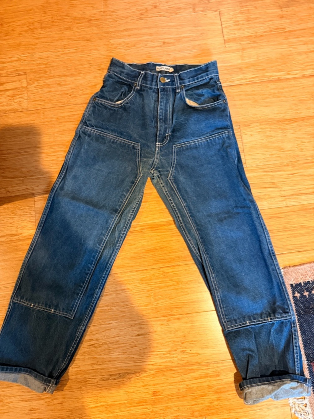Rudy Jude Dark Blue Relaxed Utility Jeans size 1
